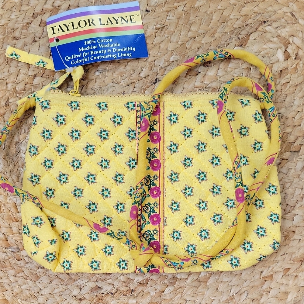 Yellow Floral Shoulder Bag